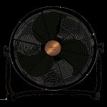 Cecotec Ventilateur Industriel, EnergySilence 3000 Pro, 100 W, 3 Lames métalliques de 45 cm, 3 Vitesses, Réglable, noir