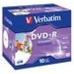 Verbatim 43508 - 10 x DVD+R 4.7 Go 16x Surface imprimable