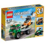 Lego 31043 - Creator : Le transport de l&acute;h&eacute;licopt&egrave;re