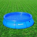 Bestway 58060 - B&acirc;che solaire &Oslash; 210 cm pour piscine autoportante ronde &Oslash; 244 cm