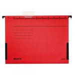 Leitz Dossier suspendu ALPHA 1986-xx-25 DIN A4 carton color&eacute; rouge 1 pi&egrave;ce