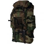 VidaXL Sac &agrave; Dos en Style d'arm&eacute;e XXL 100 L Camouflage Sac &agrave; Dos pour Camping Voyage