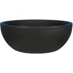 Riviera Coupe pot de fleurs - granit D40 - noir