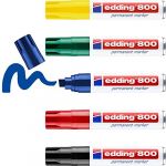 Edding Marqueurs indélébiles 5 pcs Multicolore 800