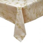 Atmosphera Nappe de Fêtes Canevas Beige & Etoiles pailletées 140 x 360 cm - Feeric Christmas