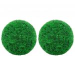 VidaXL Boules de buis artificielles 2 pcs 35 cm