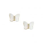 Fossil Boucles d'oreilles à fermoir poussette Acier inoxydable 1 unité