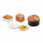 Ufesa Pack 4 Accessoires Air Fryer, A partir de 3,5L, Moule &agrave; g&acirc;teau, Grille, Brochettes, Grille &agrave; toast et Papier V&eacute;g&eacute;tal, Sans BPA