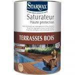 Starwax SATURATEUR HEUTE PROTECTION TERRASSES BOIS INCOLORE 5L