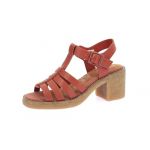 Kickers Femme VOLYNE Sandale à Talon, Rouge Terracota, 41 EU