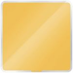 Leitz Tableau Blanc Magnétique en Verre, 450 x 450, Cosy, Jaune, 70440019