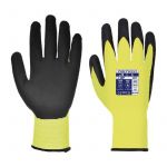 Portwest Gant PU Vis-Tex coupure D - A625 Taille:S - Jaune / Noir