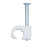 Legrand Cavaliers souples Multifix Fixe-Câbles X 100 - Câble Ø14-20 - Blanc