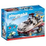 Playmobil 9364 - City Action : Véhicule amphibie et bandit