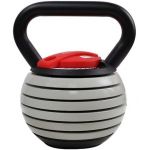 Kettlebell r&eacute;glable / Set d'halt&egrave;res 6 plaques de poids KR40