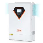 VEVOR Onduleur Hybride 5500 W Onduleur Solaire Hybride Chargeur Hors Réseau à Onde Sinusoïdale Pure 230 V CA avec Contrôleur de Charge Solaire MPPT 100 A Intégré, Charge Hybride, Utilitaire, Solaire