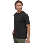 Patagonia T shirt manches courtes p 6 logo responsibili tee noir homme l