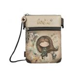 Anekke Sac à épaule bandoulière taupe beige pour femme - Real Mini Crossbody Bag Multicolor 314139
