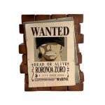 Plastoy Tirelire One Piece : Affiche Wanted Zoro