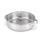 Beka Sauteuse inox et couvercle verre Cicla 28 cm