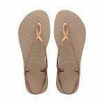 Havaianas Luna - Sandales à Bride à la Cheville Femme, Or (Rose Gold/Rose Gold 5282), 41/42 EU (39/40 Brazilian)