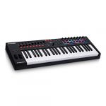 M-Audio Oxygen Pro 49 – Clavier maître USB-MIDI 49 touches avec pads, potentiomètres, boutons et faders assignables MIDI et pack de logiciels inclus