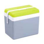Eda Plastiques PLASTIQUE Glaci&egrave;re tion - Conservation au frais 10H - Gris perle et vert anis - 35 L