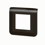 Legrand Plaque de finition Mosaic pour 2 modules noir mat (079042L)