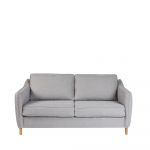 DRAWER VORNAY - Canapé convertible ouverture express 2 places en tissu - Gris clair