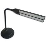 Alba Lampe à Led Ledtwin sans fil - en ABS - recharge USB - tête 34 cm - H36 cm, socle 18 cm - noir