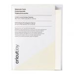 Cricut Kit Carterie Aquarelle 12 pcs 10.7 x 13.9 cm Ivoire