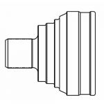 GSP Jeu de joints, arbre de transmission