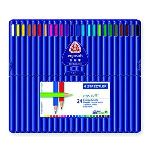 Staedtler 157-SB24 - 24 Crayons de couleur Ergosoft assortis