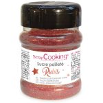 Scrapcooking Sucre paillet&eacute; - Rubis iris&eacute; - 160 g