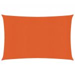 VidaXL Voile d'ombrage 160 g/m² Orange 2,5x4 m PEHD
