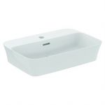 Ideal Standard Vasque Ipalyss Blanc Brillant 55x38 cm avec trop plein et avec plage de robinetterie