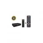 New Digital D&eacute;codeur TNT  DVB-T2 H.265 (HEVC) 2TELECOMMANDES