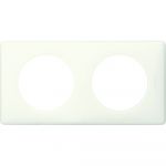 Legrand Plaque double Céliane blanc Yesterday