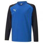 Puma Teamliga Training Sweat Jr Sweatshirts Mixte enfant - Bleu (Electric Blue Lemonade Black) - 152 / 12 ans