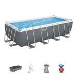 Bestway Piscine hors sol Rectangulaire Steel Pro Max - 488 x 244 x 122 cm