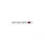 Logilink LPS230 Multiprise avec interrupteur 3 prises blanc fiche avec contour