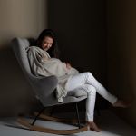 Quax Fauteuil d'allaitement rocking sand grey