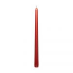 Ruedelafete Set 2 bougies flambeau rouge métal - 30 cm