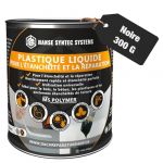 Hanse Syntec Systems - Membrane d'Étanchéité - Joint exterieur et interieur - Colle Étanche pour Fissures & Fuites (Noir, 300g)
