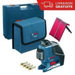 Bosch Laser lignes rouge GLL 3-80 Connect&eacute;