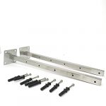 INOXLM Bras pour s&eacute;choir &agrave; Linge Mural fabriqu&eacute; en Italie en Acier Inoxydable