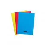 Clairefontaine Lot de 3 cahiers polypro 24x32 192P grands carreaux assortiment