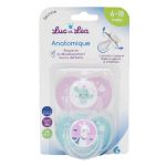 Luc et Léa Sucette Silicone Anatomique Edition Limitée Duo Lama Cactus 6-18mois