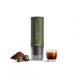 Machine &agrave; expresso portable Outin 7500 mAh 20 bars, double capsule/moulu, pression professionnelle