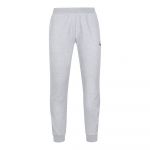 Le Coq Sportif Pantalon de jogging droit en coton m&eacute;lang&eacute; Gris - Couleur Gris - Taille XXL